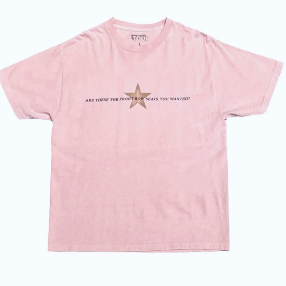 Travis Scott Utopia Circus Maximus Tour, 2023 Pink Graphic T-Shirt New